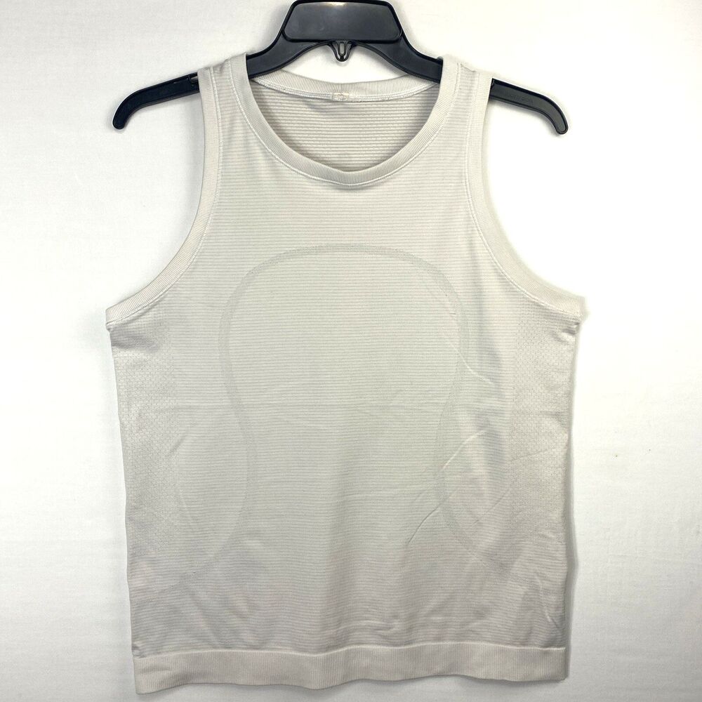Lululemon Swiftly Relaxed Tank Top Size Medium White No Size Check Measurements